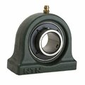 Ntn Mounted Unit Cast Iron, Wide Inner Ring, Set Screw Type, Pillow Block Tapped Base UCUP205-100D1